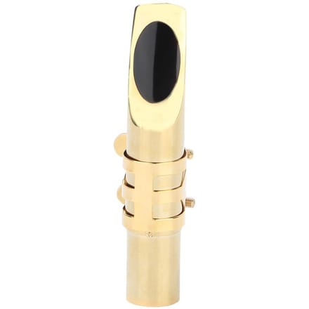 Metalen Baritonsaxofoon Metalen Mondstuk met Dop Kussentjes Muziekinstrumenten Accessoire(5C#) beige