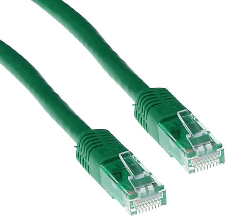 ACT Groene 0,25 meter U/UTP CAT6 patchkabel met RJ45 connectoren IB8752