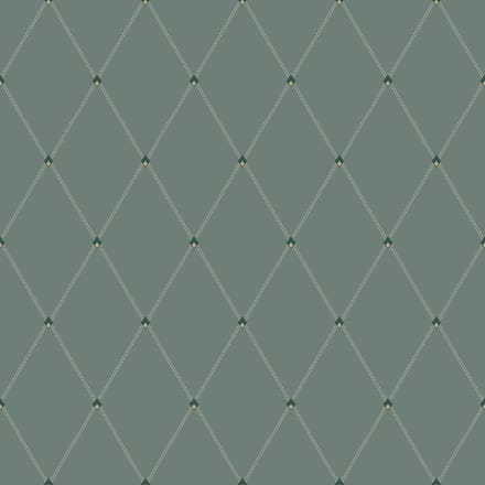 Boråstapeter Vliesbehang 3282 - Timeless Traditions - Grafisch Groen - 53cm x 10.05m
