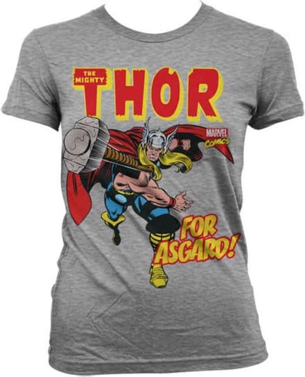 Marvel Thor Dames Tshirt -L- For Asgard! Grijs