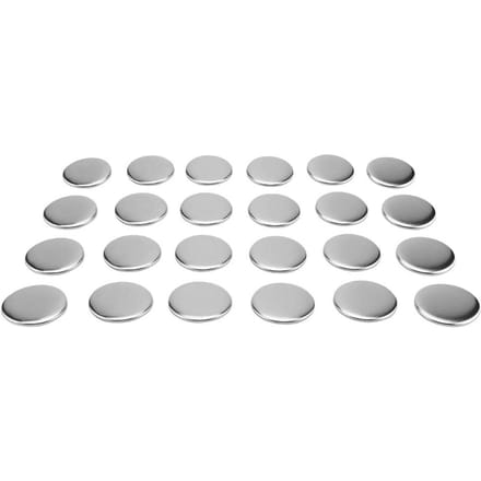 1000 stuks 58mm Doe-het-zelf Lege Speld Badge Knop Onderdelen Verbruiksartikelen voor Professionele Knopmaker wit
