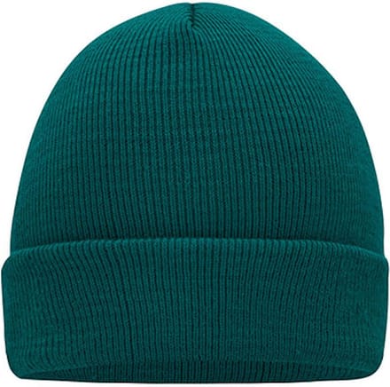 Myrtle Beach 'Knitted Cap' Beanie Donkergroen