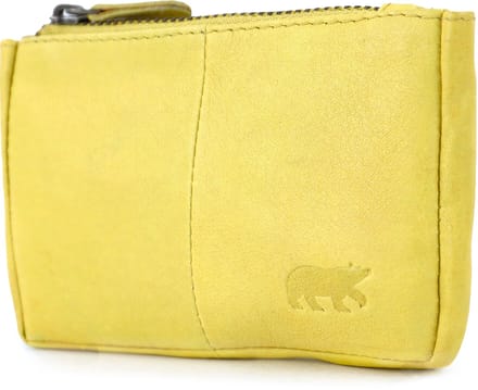 Bear Design Lyla Ritsportemonnee / Sleuteletui - Butter Yellow
