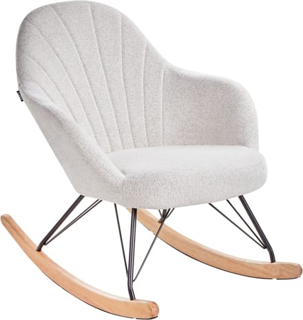 SKALE - Schommelstoel - Wit - Polyester