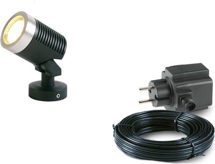 1x LED grond spot - 12V - 5 watt - complete set