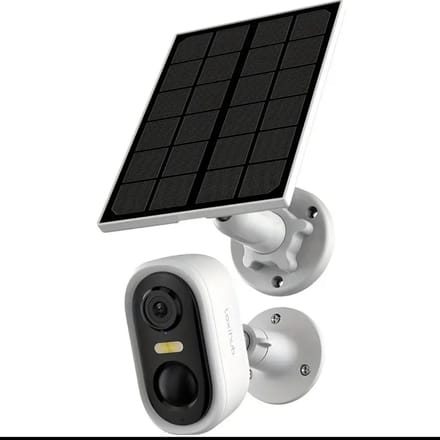 5MP Tuya Smart PTZ Wireless Outdoor Security Camera – WiFi CCTV with Night Vision, Two-Way Audio, and Solar Panel