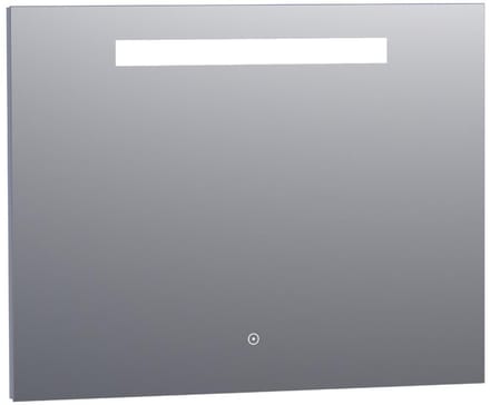 Brauer Garnet Spiegel - Rechthoekig - 90 cm - met Directe LED-Verlichting - Dimbaar - met Touchbediening