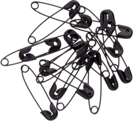 Koh-I-noor Veiligheidsspelden - Zwarte spelden 4 cm - 36 stuks