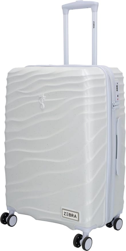 Zebra Trends Sandy Koffer - 24 Inch - Expandable - TSA - Middelgroot - Reiskoffer - Reizen - Vakantie - Travel - Lichtblauw