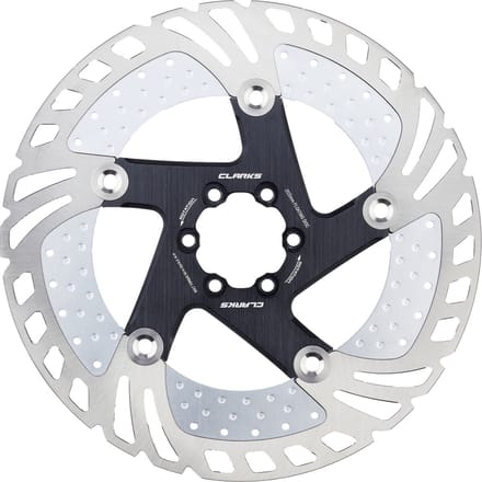 Clarks CFR-11FA Floating Remschijf 6-bouts 203 mm, zilver/zwart