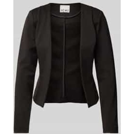 Regular fit blazer met opengewerkte voorkant, model 'KATE'