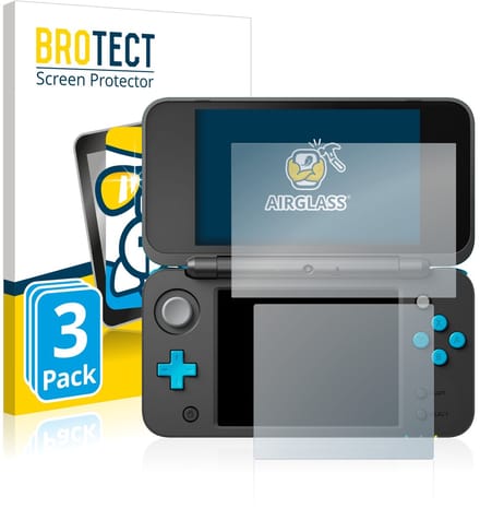 Screenprotector 3 Stuks voor Nintendo 2DS XL Beschermglas transparant