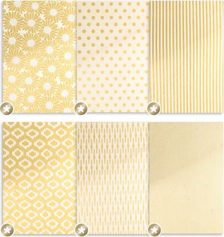 12 vellen Nepalees papier goud folie - Artemio
