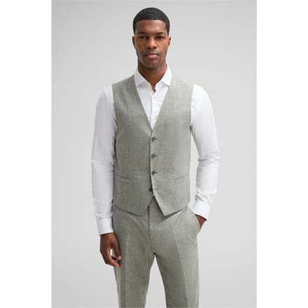 Gilet Gyl, grijs gemêleerd