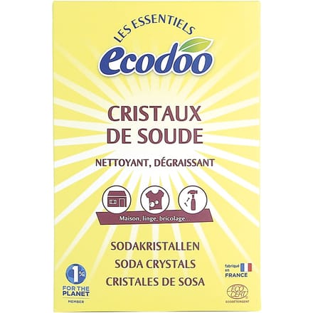 Ecodoo Kristalsoda - Ontvetter en allesreiniger - 2 x 500 gram