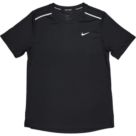 Nike Miler T-shirts Kinder - Zwart - Maat 122 - 128 CM - Poly Jersey