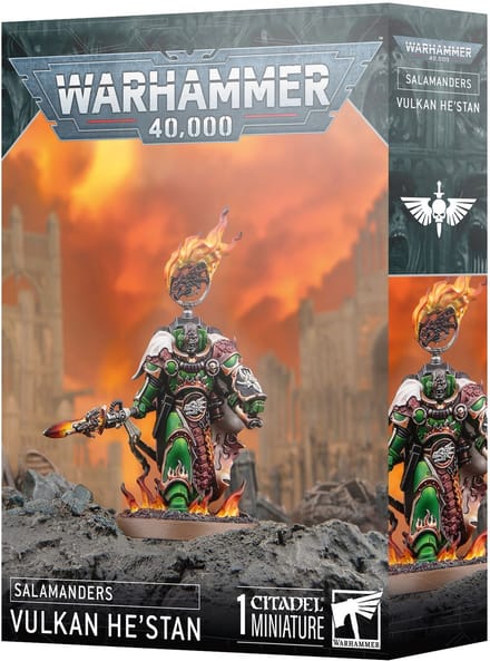 Beeldje Games Workshop Warhammer 40k - Salamanders Vulkan He'Stan