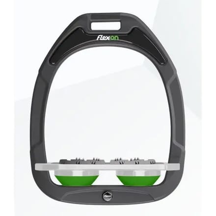 Platte Ultra Grip Beugels Antraciet/Grijs/Groen Flex-On Green Composite