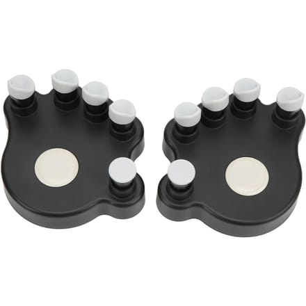 2 STKS Piano Vinger Oefenaar Siliconen Hand Grip Trainer Ergonomische Spanning Versterker black