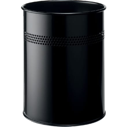 Papierbak Durable 3300-01 15 liter 30mm perforatie zwart