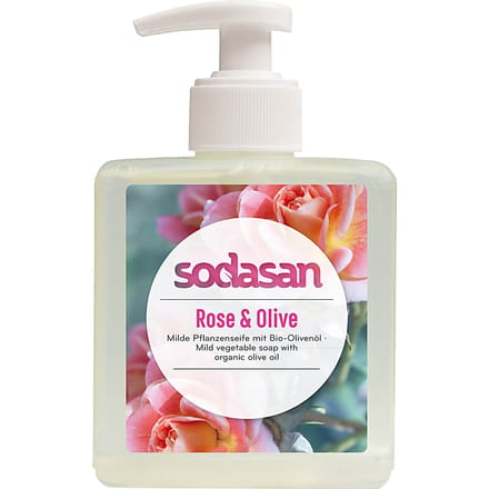 Sodasan Vloeibare Zeep Roos & Olijf 300ml
