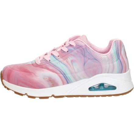Skechers Uno Gen1 - Marble Sweetheart Meisjes Sneakers - Roze/ Multicolour