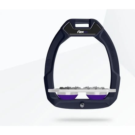 Plat Ultra Grip Veiligheidsbenen Blauw/Grijs/Paarse Flex-On Safe-On