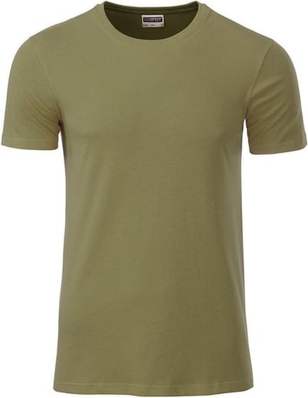 James and Nicholson - Heren Standaard T-Shirt (Khaki)