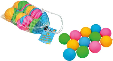 PUSTEFIX Water Splashers - 12 Waterbommen - Gemengde Kleuren - In Netje - 4 Jaar