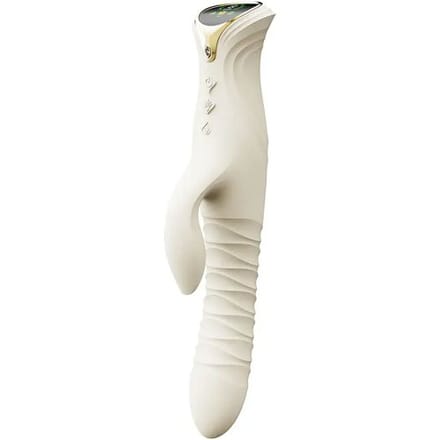 ZALO - Mose 2 - Stotende Rabbit Vibrator – Ivoor Wit