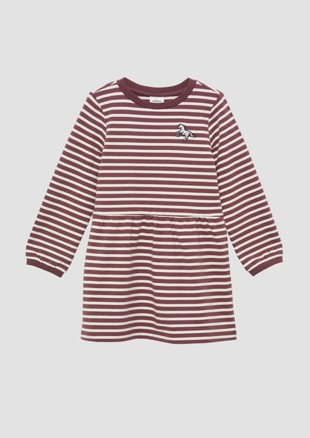 s.Oliver - female - Lichtgewicht sweatjurk met glinsterend borduursel