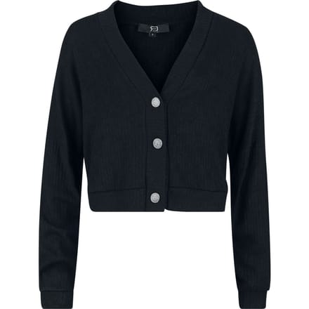 R.E.D. by EMP Cardigan - Basic Jacket - M tot XL - voor Vrouwen - zwart