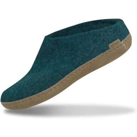 Glerups Slip-On with Leather Sole (Maat - 45, Kleur - Petrol)