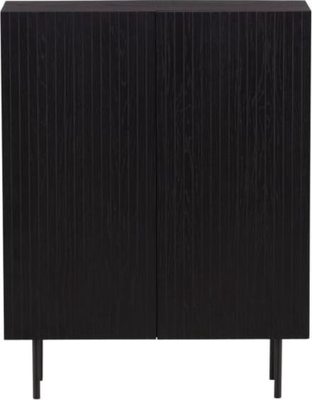 Svea - Taro opbergkast - 80 x 103 cm - zwart