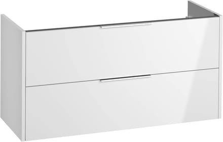 Saqu Lima wastafelonderkast excl. greep 120x50,5x60cm glans wit