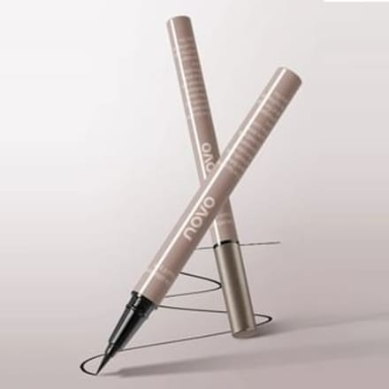 NOVO - Silky Soft Liquid Eyeliner - 2 Colors 02# Brown - 0.6ml