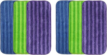Set van 6 Herbruikbare Microvezel Dweildoekjes voor Dweilmachine, Wasbaar