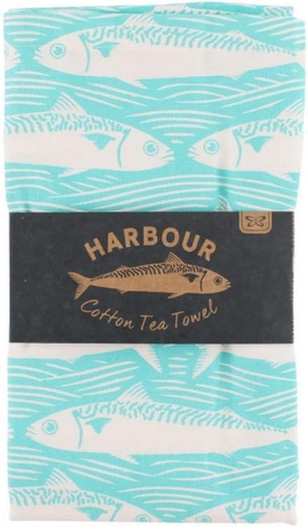 CGB Blue Cotton Fish TEA TOWEL