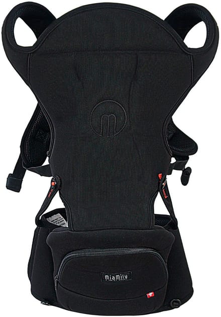 MiaMily Hipster Essential - Draagzak - Baby carrier - Zwart