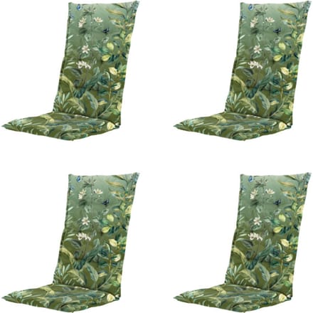 Madison kussen hoge rug elisa - 123x50x5cm set van 4
