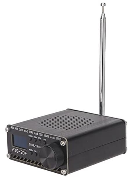 Draagbare All-band Radio-ontvanger met LCD-scherm en Ingebouwde Batterij