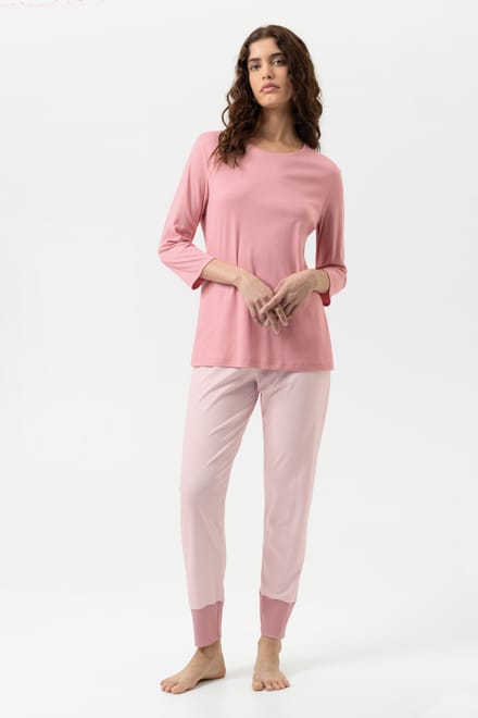 Pyjama Serie Simple Stripes Bridal Rose