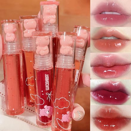 6 stuks lipgloss set – hydraterende, watervaste en langhoudende lippenstift voor stralende lippen