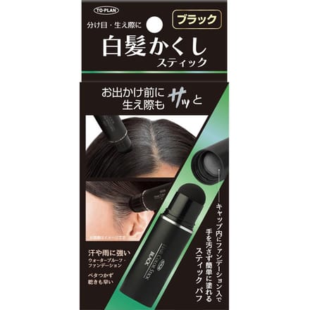 To-Plan - Grey Hair Color Stick Black