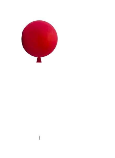 Brokis Memory Wandlamp - rood - mat - M