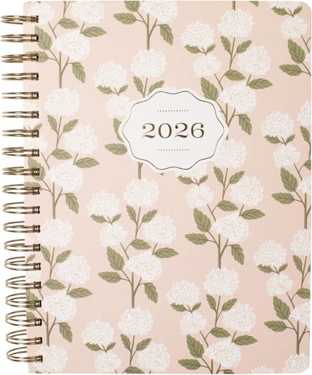 Weekplanner Spiraalgebonden 17 Maanden Aug 2025 - Dec 2026 Paperback