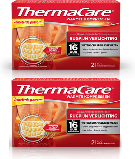 ThermaCare Warmte Kompressen Rugpijn 2x2 stuks