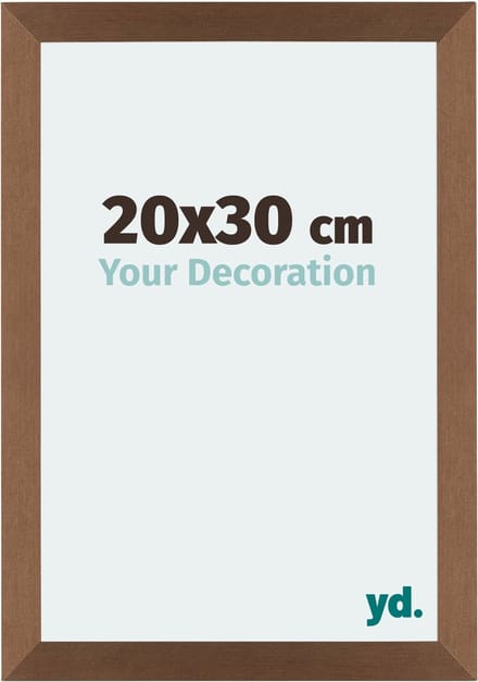 Your Decoration - Fotolijst 20x30 cm - MDF - Koper Decor - Mura