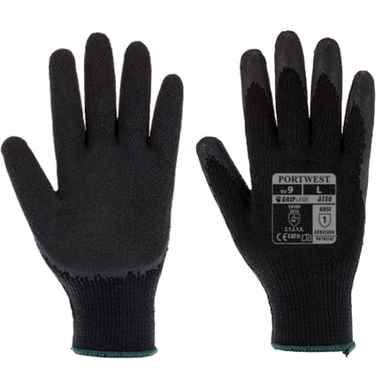 Portwest DermiFlex Plus Handschoen - Grijs/zwart - S