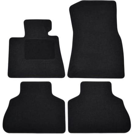Tapis de sol - BMW - X5 G05 - Velours noir - 4 pièces - Ajustement précis